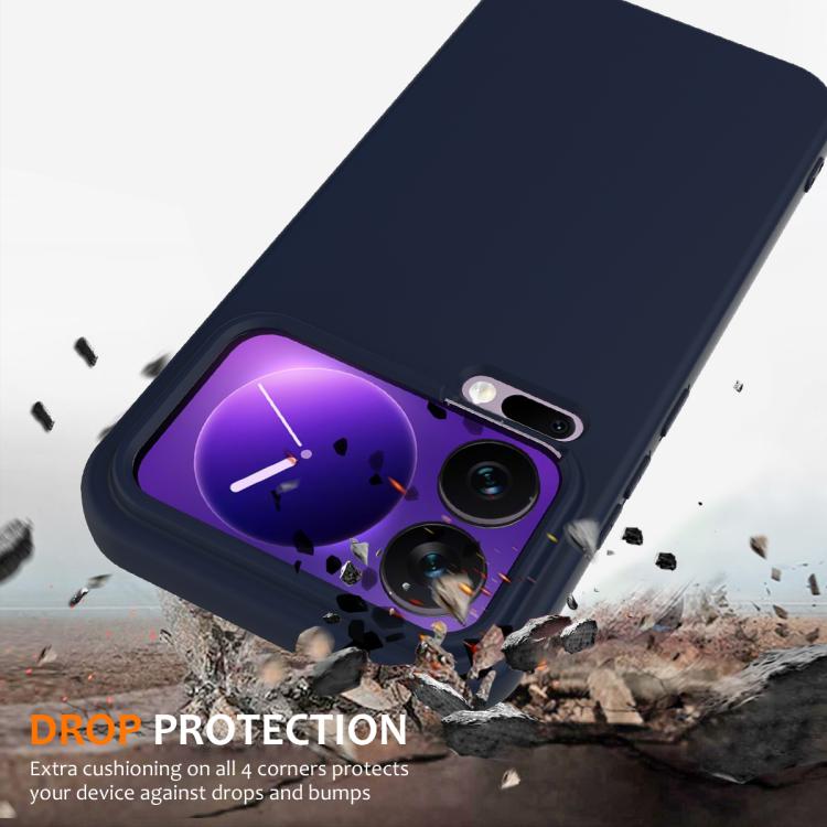 For Xiaomi 17 Pro Max Shockproof Silicone Magsafe Phone Case