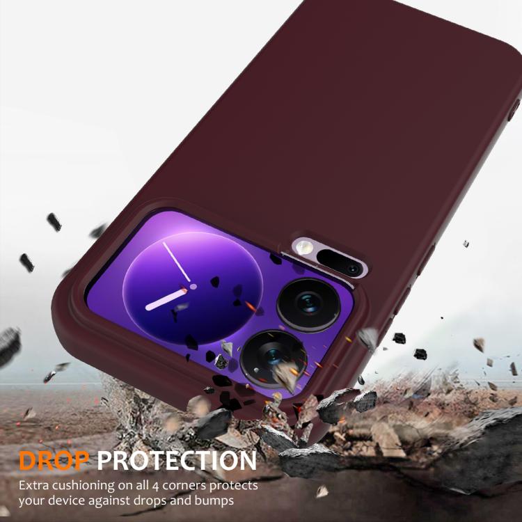 For Xiaomi 17 Pro Max Shockproof Silicone Magsafe Phone Case