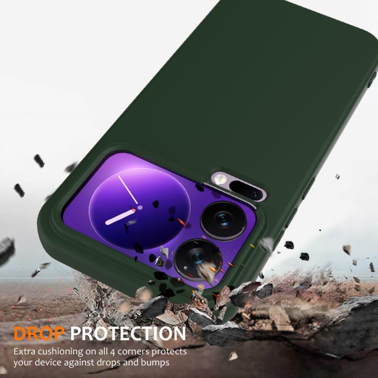 For Xiaomi 17 Pro Max Shockproof Silicone Magsafe Phone Case