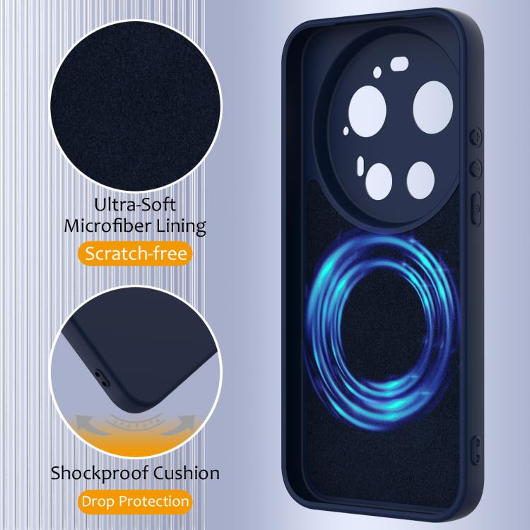 For Xiaomi 17 Ultra Shockproof Silicone Magsafe Phone Case