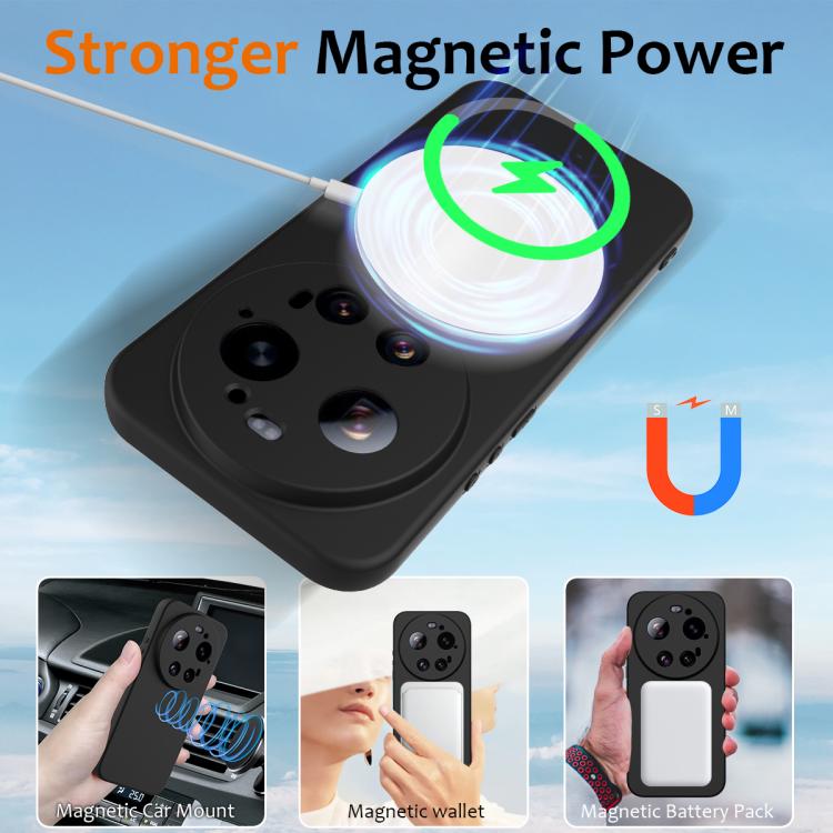 For Xiaomi 17 Ultra Shockproof Silicone Magsafe Phone Case