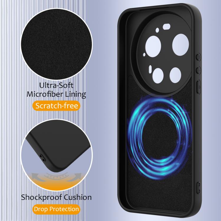 For Xiaomi 17 Ultra Shockproof Silicone Magsafe Phone Case