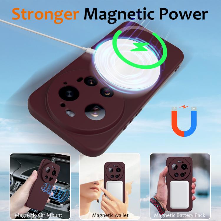 For Xiaomi 17 Ultra Shockproof Silicone Magsafe Phone Case