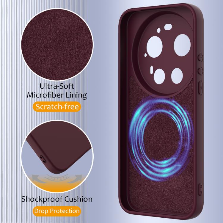 For Xiaomi 17 Ultra Shockproof Silicone Magsafe Phone Case
