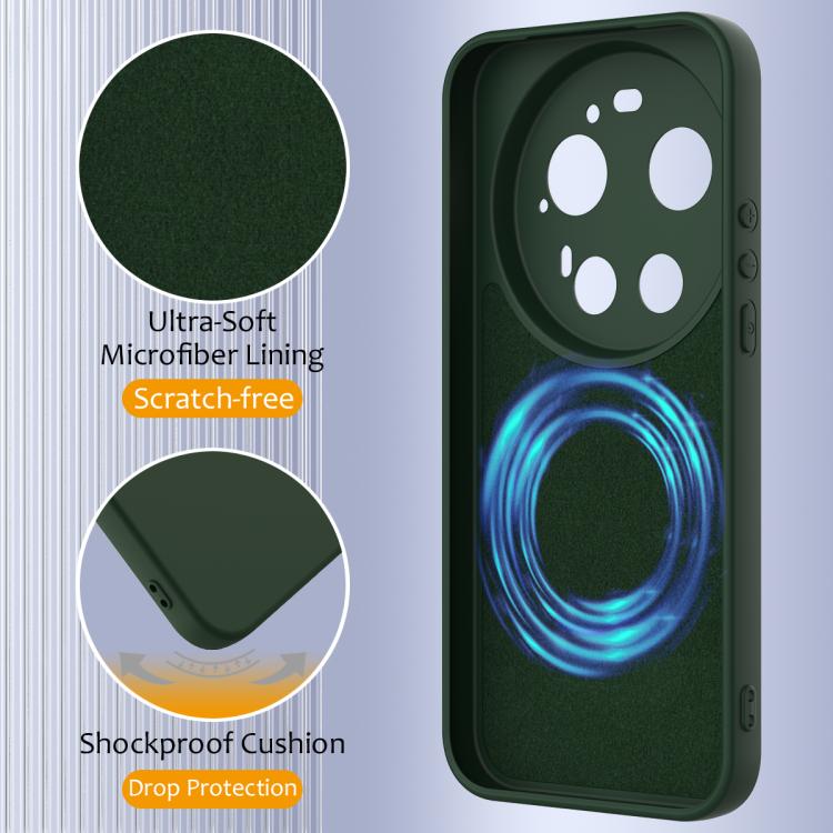 For Xiaomi 17 Ultra Shockproof Silicone Magsafe Phone Case