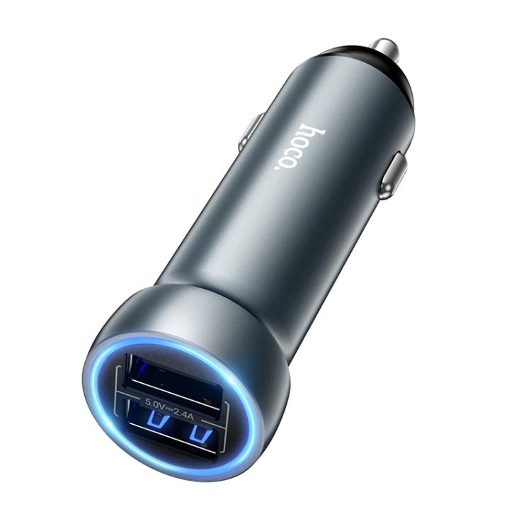 hoco Z54 Prosperous USB-A Dual Port Car Charger