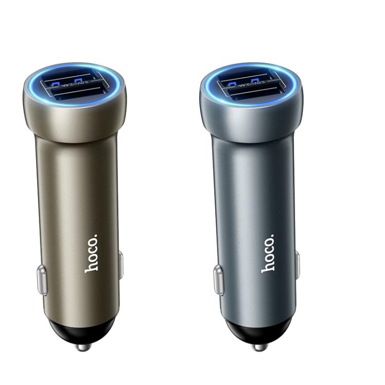 hoco Z54 Prosperous USB-A Dual Port Car Charger