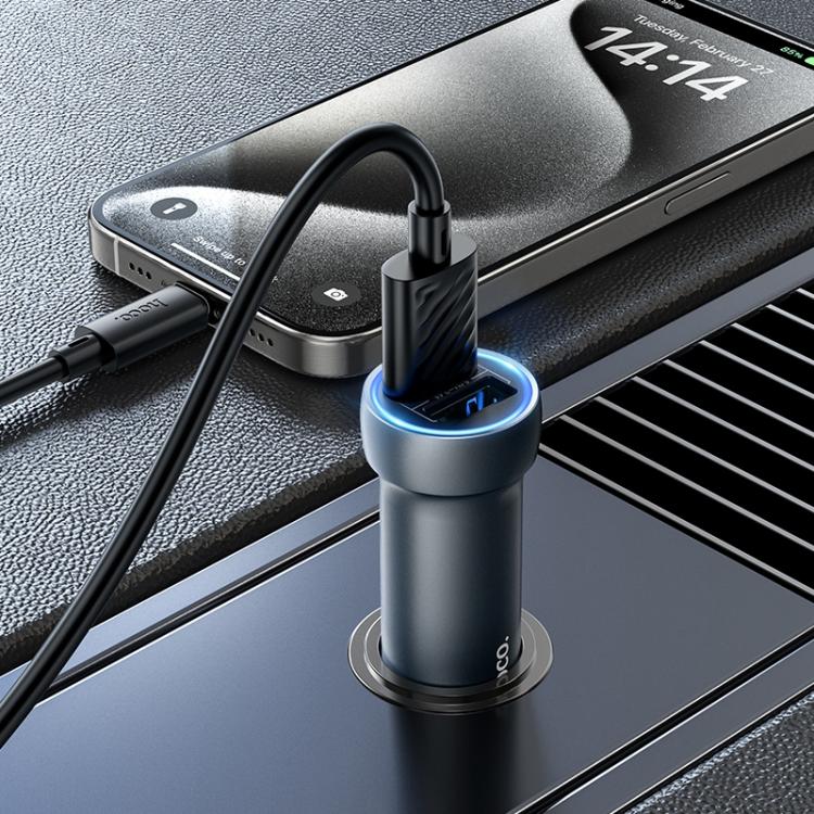 hoco Z54 Prosperous USB-A Dual Port Car Charger