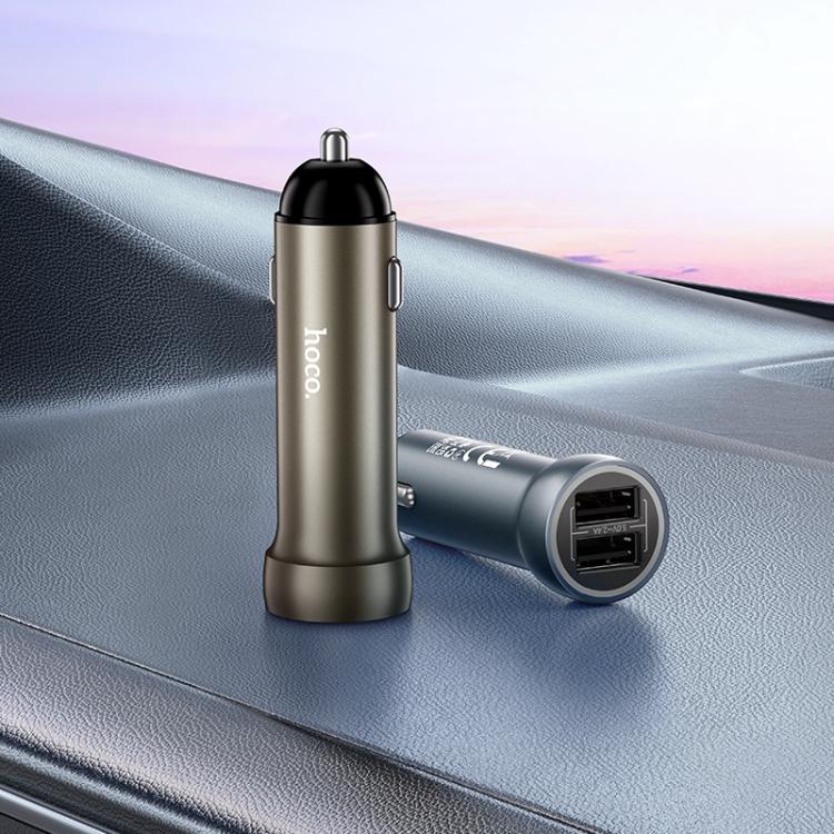 hoco Z54 Prosperous USB-A Dual Port Car Charger