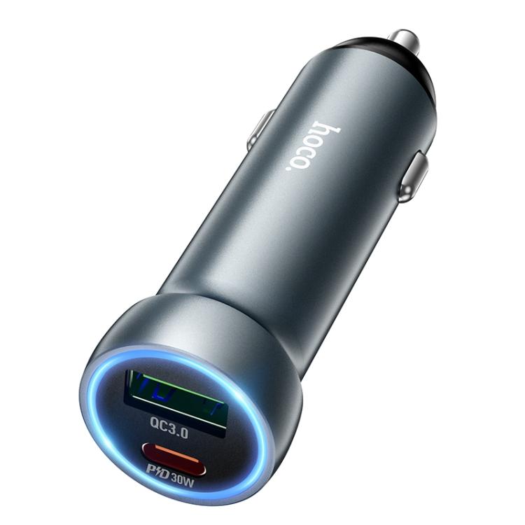 hoco Z54A Prosperous PD30W and QC3.0 Dual Port Car Charger