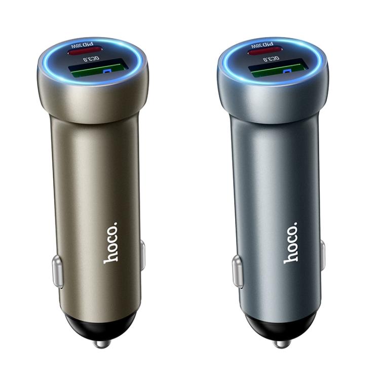 hoco Z54A Prosperous PD30W and QC3.0 Dual Port Car Charger