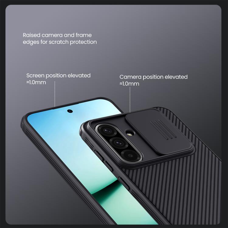 For Samsung Galaxy A36 5G NILLKIN Black Mirror Pro Series Camshield PC Phone Case