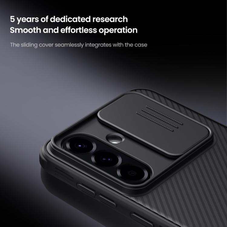 For Samsung Galaxy A56 5G NILLKIN Black Mirror Pro Series Camshield PC Phone Case