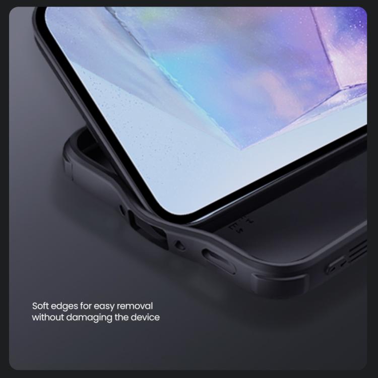 For Samsung Galaxy A56 5G NILLKIN Black Mirror Pro Series Camshield PC Phone Case