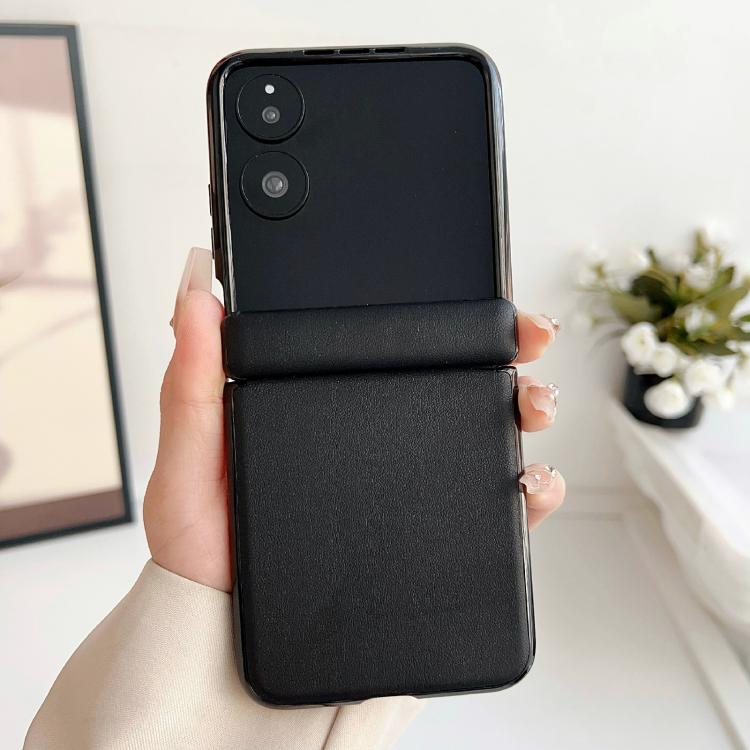 For Xiaomi Mix Flip Integrated Magnetic Axis Solid Color Leather Texture Phone Case