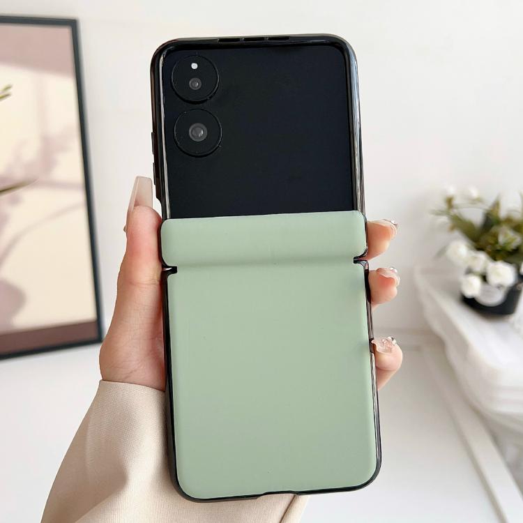 For Xiaomi Mix Flip Integrated Magnetic Axis Solid Color Leather Texture Phone Case