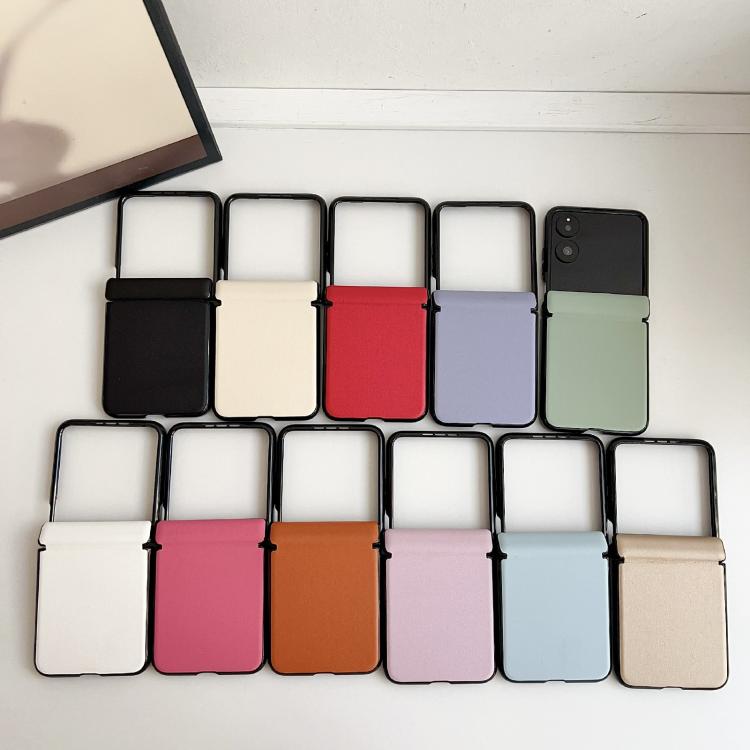 For Xiaomi Mix Flip Integrated Magnetic Axis Solid Color Leather Texture Phone Case