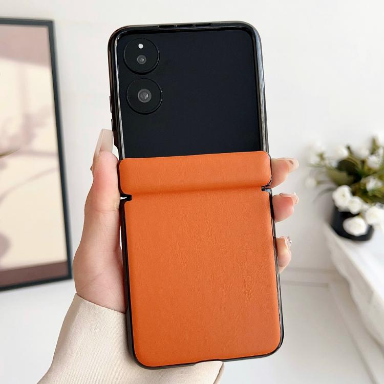 For Xiaomi Mix Flip Integrated Magnetic Axis Solid Color Leather Texture Phone Case