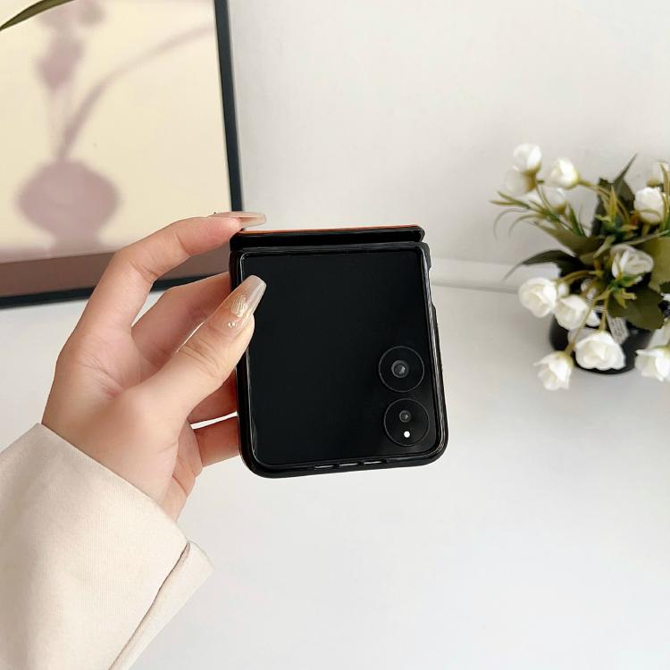 For Xiaomi Mix Flip Integrated Magnetic Axis Solid Color Leather Texture Phone Case