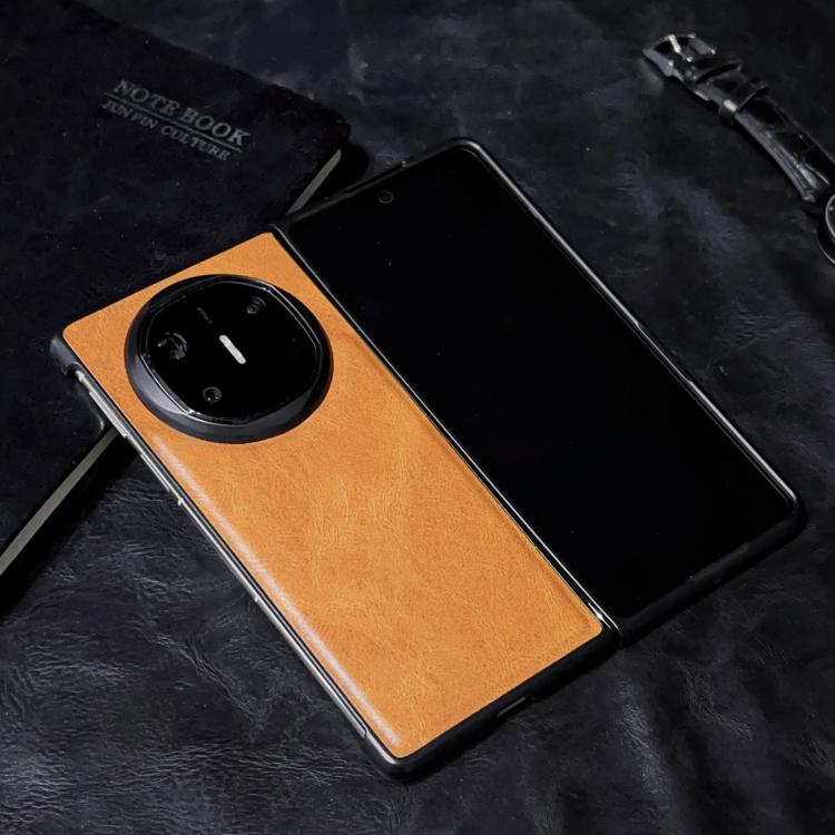 For Huawei Mate X6 Crazy Horse Texture PU + PC Phone Case