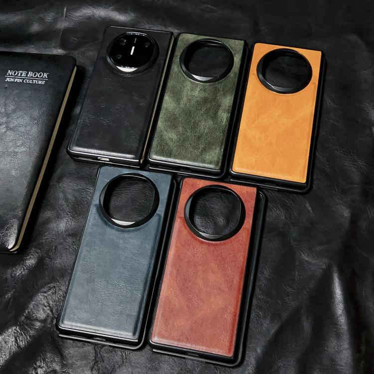 For Huawei Mate X6 Crazy Horse Texture PU + PC Phone Case