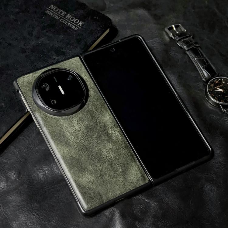 For Huawei Mate X6 Crazy Horse Texture PU + PC Phone Case