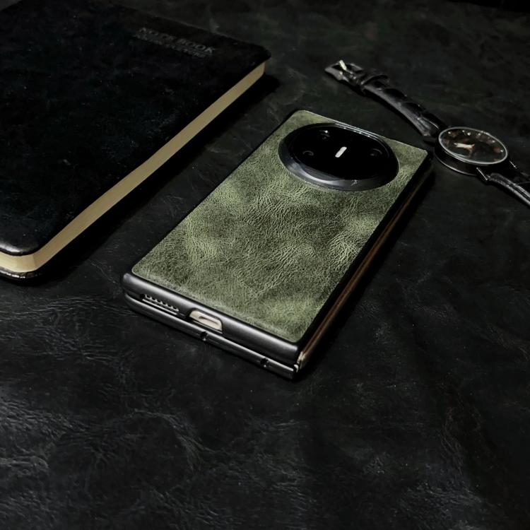 For Huawei Mate X6 Crazy Horse Texture PU + PC Phone Case