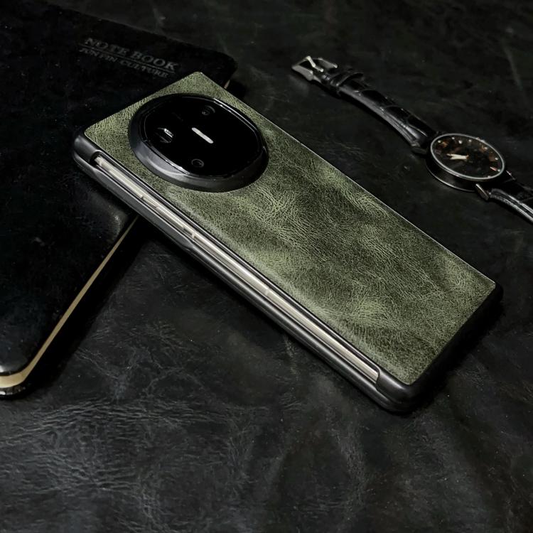 For Huawei Mate X6 Crazy Horse Texture PU + PC Phone Case