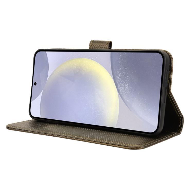 For Samsung Galaxy S24 FE 5G Diamond Texture Leather Phone Case