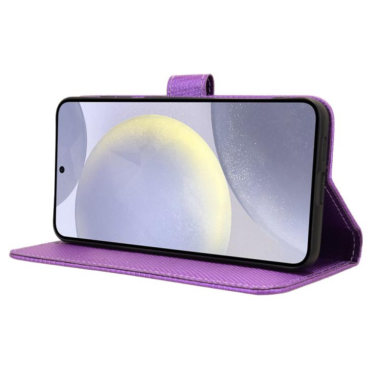 For Samsung Galaxy S24 FE 5G Diamond Texture Leather Phone Case