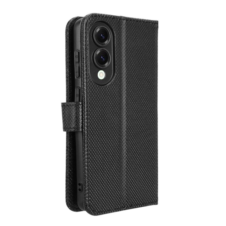 For Samsung Galaxy S25 Edge 5G Diamond Texture Leather Phone Case