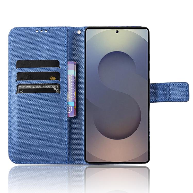 For Samsung Galaxy S25 Ultra 5G Diamond Texture Leather Phone Case