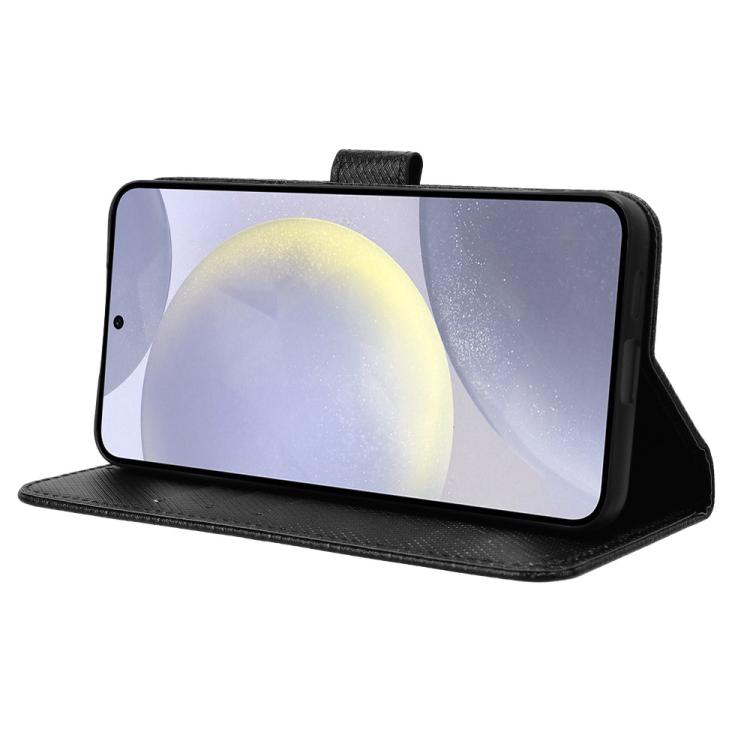For Samsung Galaxy S25 5G Diamond Texture Leather Phone Case