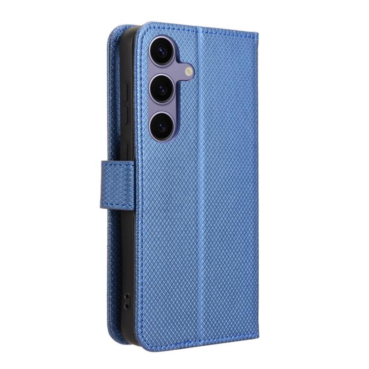 For Samsung Galaxy S25 5G Diamond Texture Leather Phone Case