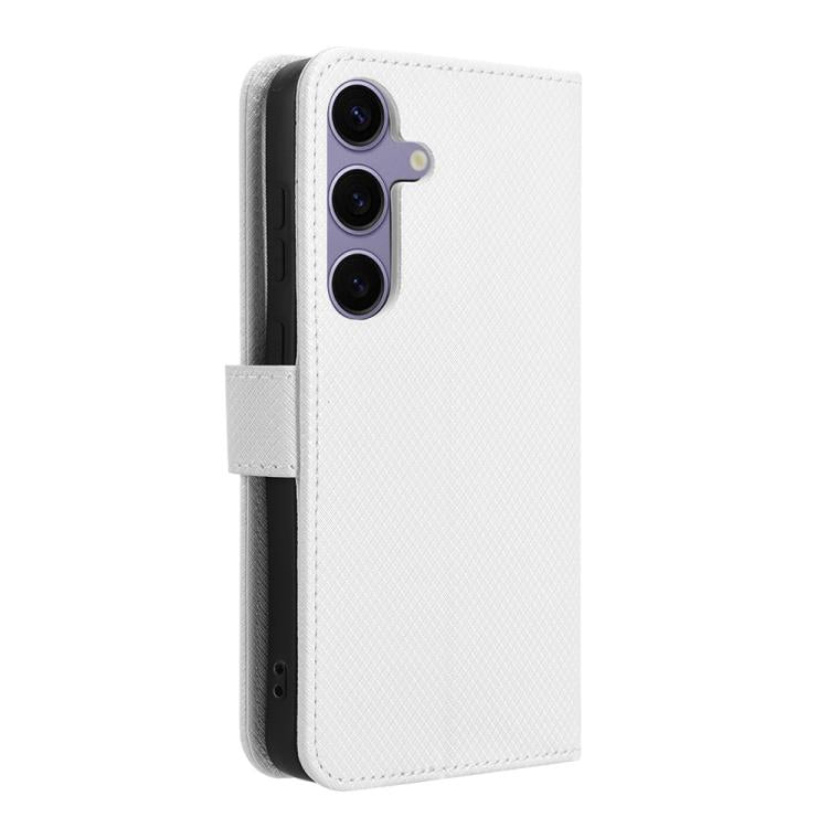 For Samsung Galaxy S25 FE 5G Diamond Texture Leather Phone Case
