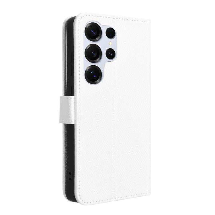 For Samsung Galaxy S26 Ultra 5G Diamond Texture Leather Phone Case