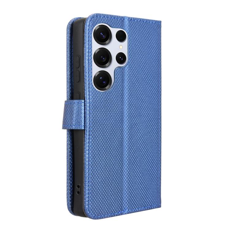 For Samsung Galaxy S26 Ultra 5G Diamond Texture Leather Phone Case