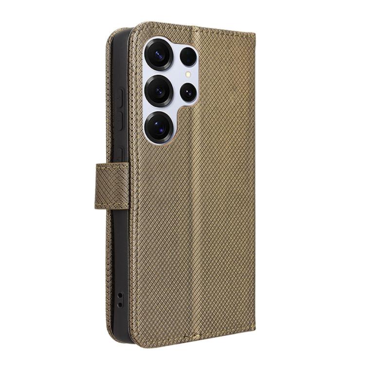 For Samsung Galaxy S26 Ultra 5G Diamond Texture Leather Phone Case