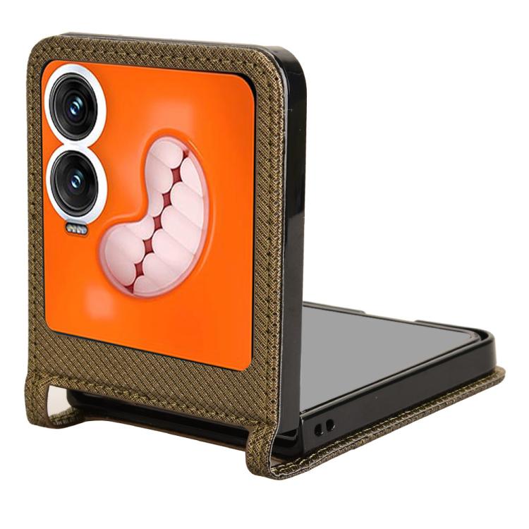 For Infinix Zero Flip Diamond Texture Leather Phone Case