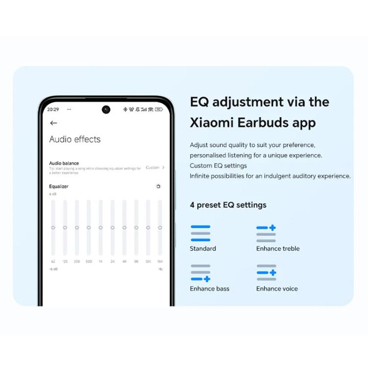 Xiaomi Redmi Buds 6 Lite Dual Microphone AI Call Wireless Bluetooth Earphone