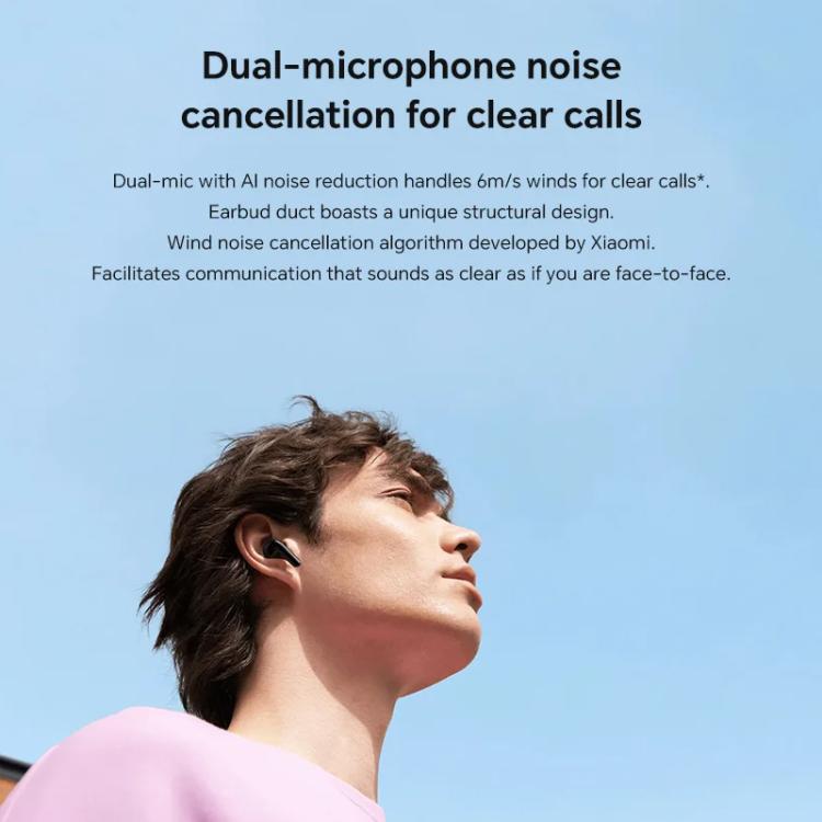 Xiaomi Redmi Buds 6 Lite Dual Microphone AI Call Wireless Bluetooth Earphone