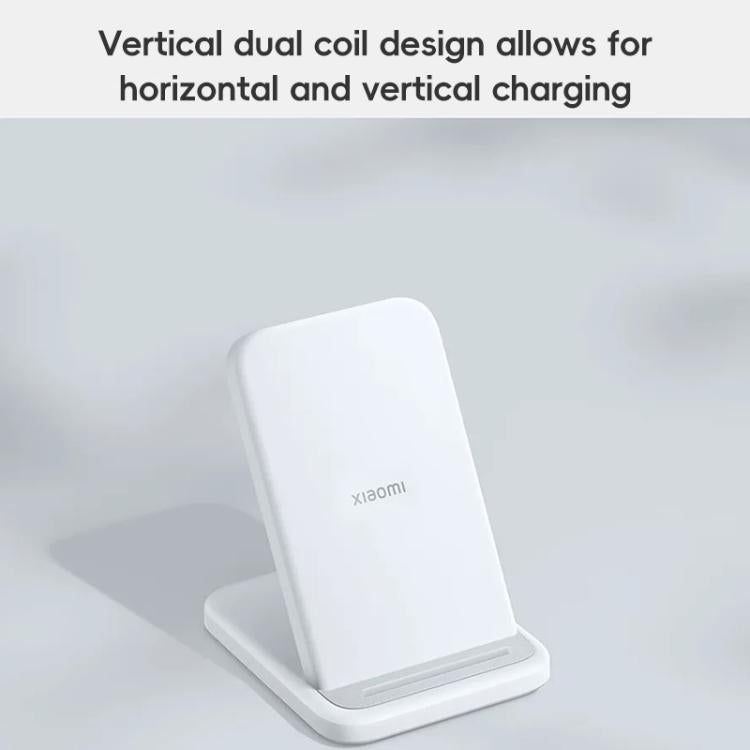 Original Xiaomi 30W Vertical Stand Wireless Charger - White