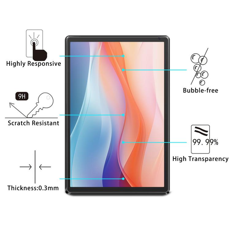 For Cheerjoy C107 10.1 9H 0.3mm Explosion-proof Tempered Glass Film