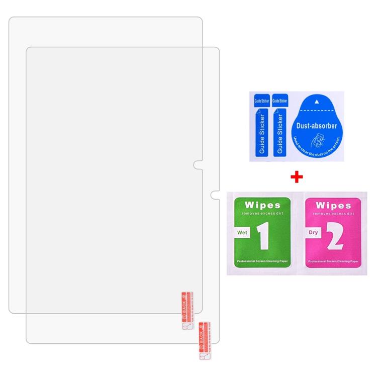 For Emporia Table 10.1 2pcs 9H 0.3mm Explosion-proof Tempered Glass Film