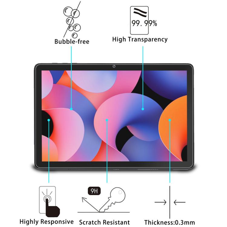 For Hitabt T30A 10.1 25pcs 9H 0.3mm Explosion-proof Tempered Glass Film