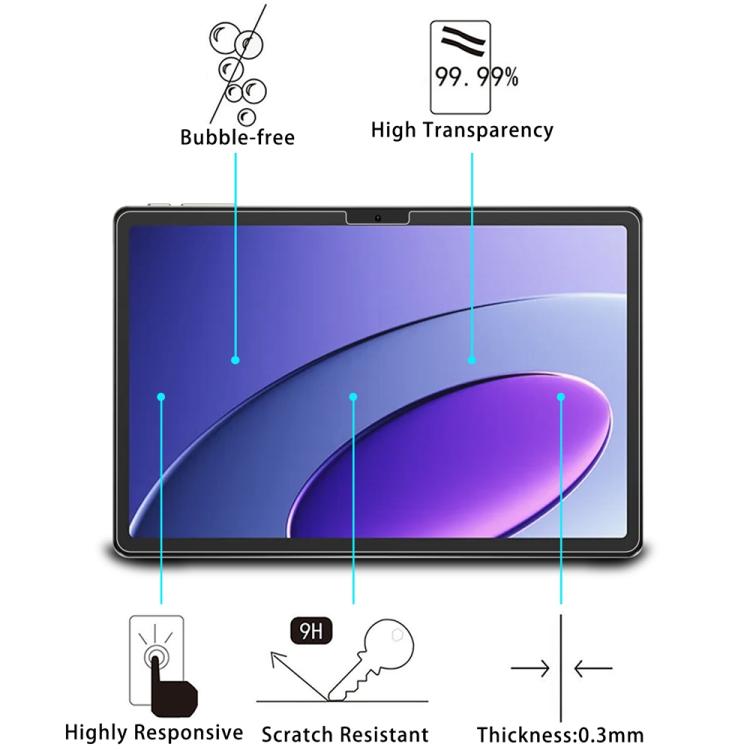 For Wpawa HT10 A / Techlife Pad Neo 25pcs 9H 0.3mm Explosion-proof Tempered Glass Film