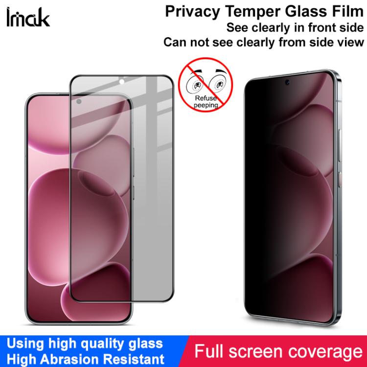 For Honor GT Pro 5G imak HD Full Screen Privacy Tempered Glass Protective Film