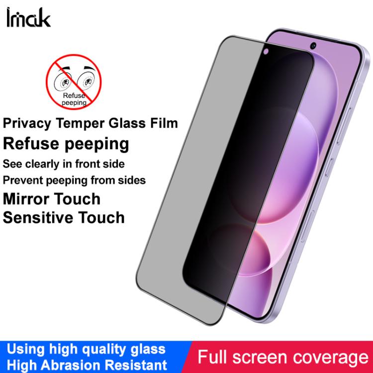 For Honor Magic8 Pro Air 5G imak HD Full Screen Privacy Tempered Glass Protective Film
