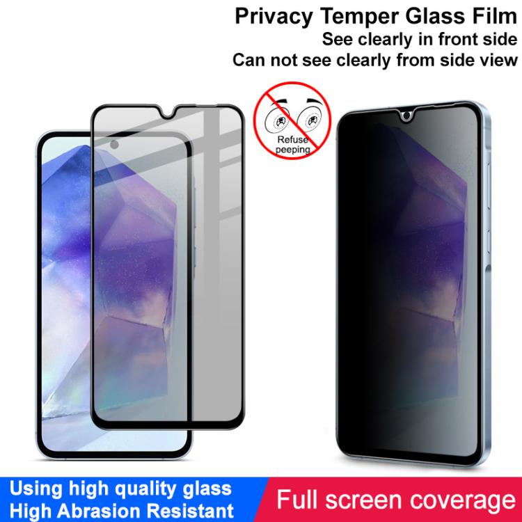 For Samsung Galaxy A26 5G imak HD Full Screen Privacy Tempered Glass Protective Film