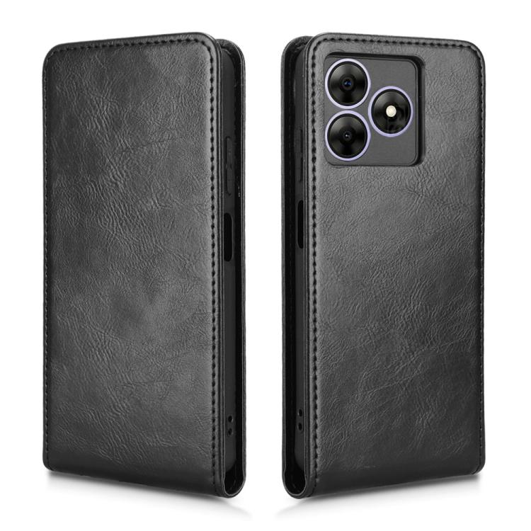 For Blackview Wave 8 / 8C / Oscal Flat 2 Magnetic Vertical Flip Leather Phone Case